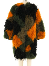 Multicolor Mixed Marabou Feather Jacket Jacket arcadeshops.com