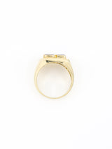 14k Lapis and Diamond Statement Ring Fine Jewelry arcadeshops.com