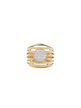 Diamond Accented 14k Open Striped Statement Ring Fine Jewelry arcadeshops.com