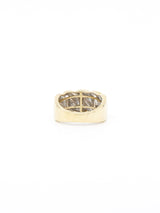 Diamond Accented Cuban Link Ring Fine Jewelry arcadeshops.com