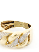 Diamond Accented Cuban Link Ring Fine Jewelry arcadeshops.com