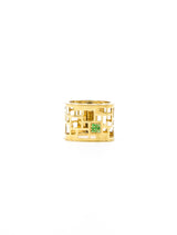 18k Italian Geometric Cut Out Band Fine Jewelry arcadeshops.com