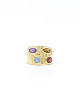 14k Multi Stone Cocktail Ring Fine Jewelry arcadeshops.com