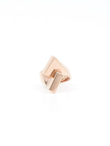 Sculptural Rose Gold Statement Ring Fine Jewelry arcadeshops.com