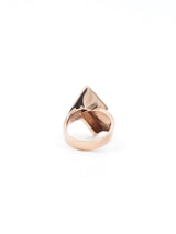 Sculptural Rose Gold Statement Ring Fine Jewelry arcadeshops.com