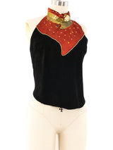 Art To Wear Suede Halter Top Top arcadeshops.com