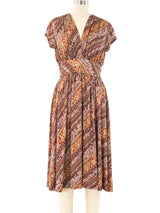 Paraphernalia Printed Jersey Wrap Dress Dress arcadeshops.com