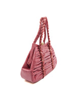 Judith Leiber Rose Lizard Top Handle Bag Accessory arcadeshops.com