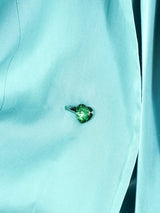 Vivienne Westwood Deconstructed Aqua Silk Dress Dress arcadeshops.com