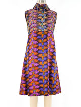 Ken Scott Embellished Floral Silk Dress Dress arcadeshops.com