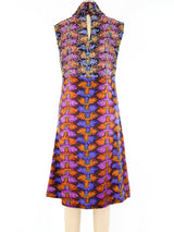 Ken Scott Embellished Floral Silk Dress Dress arcadeshops.com