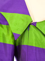 Lanvin Striped Silk Dress Dress arcadeshops.com