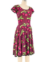 Betsey Johnson Alley Cat Cherry Print Dress Dress arcadeshops.com