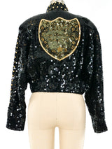 Dom Perignon Sequin Bomber Jacket Jacket arcadeshops.com