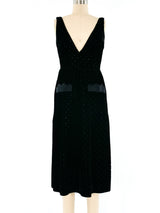 Courreges Burnout Velvet Dress Ensemble Suit arcadeshops.com