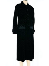 Courreges Burnout Velvet Dress Ensemble Suit arcadeshops.com