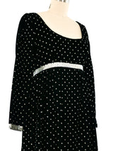 Ceil Chapman Glitter Velvet Maxi Dress Dress arcadeshops.com