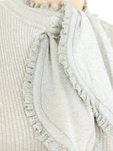 Rainbow Striped Metallic Knit Maxi Dress Dress arcadeshops.com