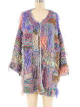 Fringe Knit Assemblage Cardigan Jacket arcadeshops.com