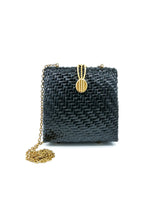 Black Wicker Shoulder Bag Accessory arcadeshops.com
