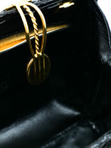 Black Wicker Shoulder Bag Accessory arcadeshops.com