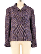 Chanel Lavender Tweed Jacket Jacket arcadeshops.com