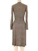Paisley Printed Jersey Wrap Dress Dress arcadeshops.com
