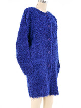 Issey Miyake Pleats Please Textured Knit Cardigan Jacket arcadeshops.com