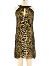 Jean Paul Gaultier Leopard Printed Mini Dress Dress arcadeshops.com