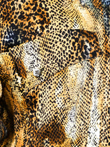 Escada Animal Printed Silk Blouse Top arcadeshops.com