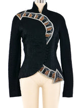 Bob Mackie Beaded Arrow Jacket Jacket arcadeshops.com