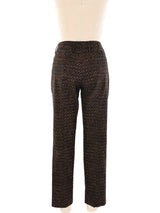 Prada Printed Cropped Trousers Bottom arcadeshops.com