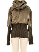 Jean Paul Gaultier Cropped Utility Bomber Jacket Jacket arcadeshops.com