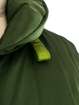 Prada Green Nylon Puffer Coat Outerwear arcadeshops.com