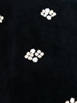 Embellished Suede Crop Top Top arcadeshops.com