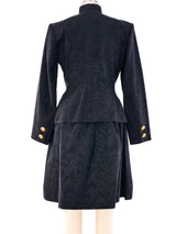 Yves Saint Laurent Moire Skirt Suit Suit arcadeshops.com