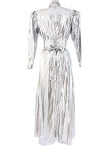 Metallic Silver Lame Suit Suit arcadeshops.com
