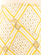 Metallic Diamond Pattern Brocade Skirt Bottom arcadeshops.com