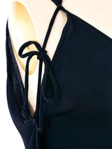 Caped Sleeveless Jersey Dress Dress arcadeshops.com