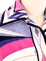 Pucci Printed Velvet Shirt Top arcadeshops.com