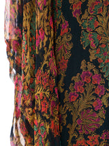 Treacy Lowe Angel Sleeve Chiffon Dress Dress arcadeshops.com