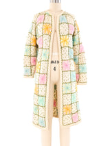 Pastel Granny Square Knit Cardigan Jacket arcadeshops.com