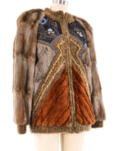 Koos Van Den Akker Patchwork Fur Coat Outerwear arcadeshops.com