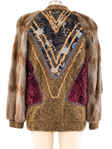 Koos Van Den Akker Patchwork Fur Coat Outerwear arcadeshops.com
