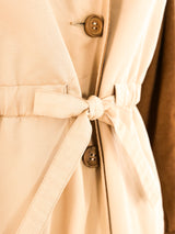Courreges Khaki Trench Coat Outerwear arcadeshops.com