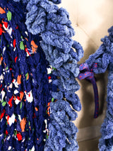 Navy Ribbon Knit Jacket Ensemble Jacket arcadeshops.com