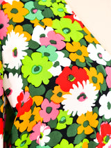 Galanos Floral Printed Palazzo Jumpsuit Jumpsuit arcadeshops.com