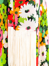 Galanos Floral Printed Palazzo Jumpsuit Jumpsuit arcadeshops.com