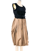 Gianfranco Ferre Dimensional Pleated Sleeveless Dress Dress arcadeshops.com