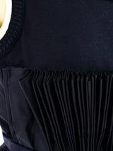 Gianfranco Ferre Dimensional Pleated Sleeveless Dress Dress arcadeshops.com